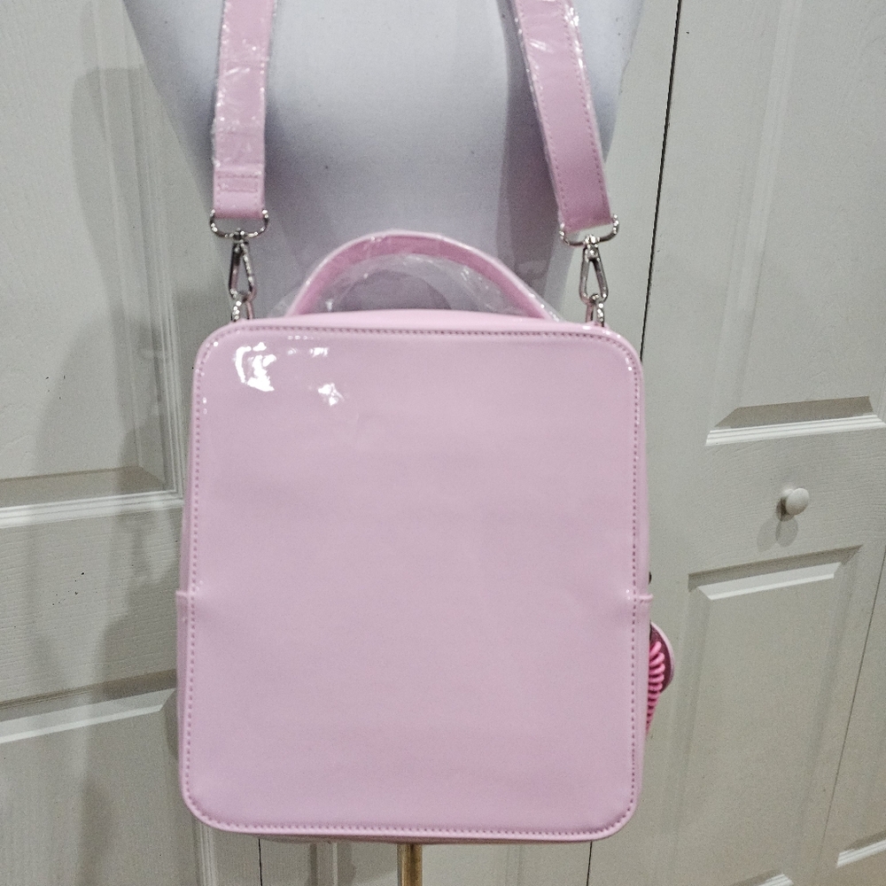 Unique Fun Dolls Kill Sugar Thrillz Pink Phone Love Line Crossbody Bag Purse - Picture 6 of 16